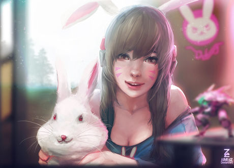 Фото D. VA / Ханна Сон из игры Overwatch / Дозор, by AimedZ