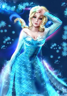 Фото Эльза / Elsa из мультфильма Холодное сердце / Frozen, by Tecnomayro (© Мася-тян), добавлено: 28.03.2017 01:37