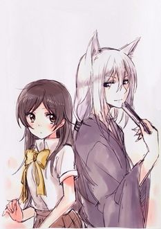 Фото Томое / Tomoe и Нанами Момозоно / Nanami Momozono из аниме Очень приятно, Бог / Kamisama Hajimemashita, art by Julietta Suzuki