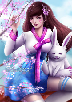 Фото D. VA / Ханна Сон из игры Overwatch / Дозор, by Namwhan-K