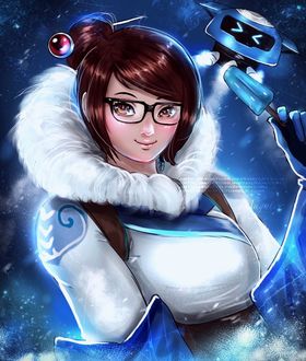 Фото Mei / Мэй Лин Чжоу / Mei Ling Zhou из игры Overwatch / Дозор, by magato98