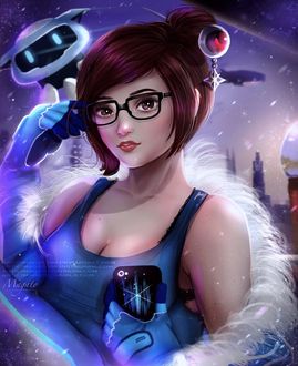 Фото Mei / Мэй Лин Чжоу / Mei Ling Zhou из игры Overwatch / Дозор, by magato98