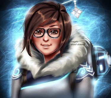 Фото Mei / Мэй Лин Чжоу / Mei Ling Zhou из игры Overwatch / Дозор, by magato98