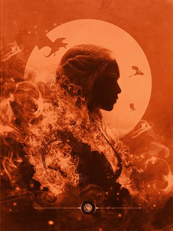 Фото Daenerys Targaryen / Дейнерис Таргариен из сериала Game Of Trones / Игра Престолов, by Джастин Ван Гендерен