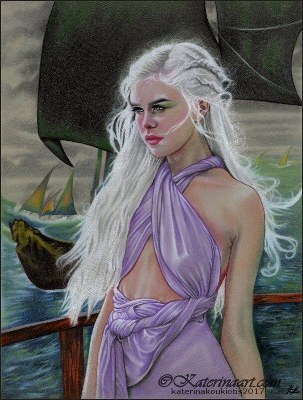 Фото Daenerys Targaryen / Дейнерис Таргариен из сериала Game Of Trones / Игра Престолов, by Katerina-Art