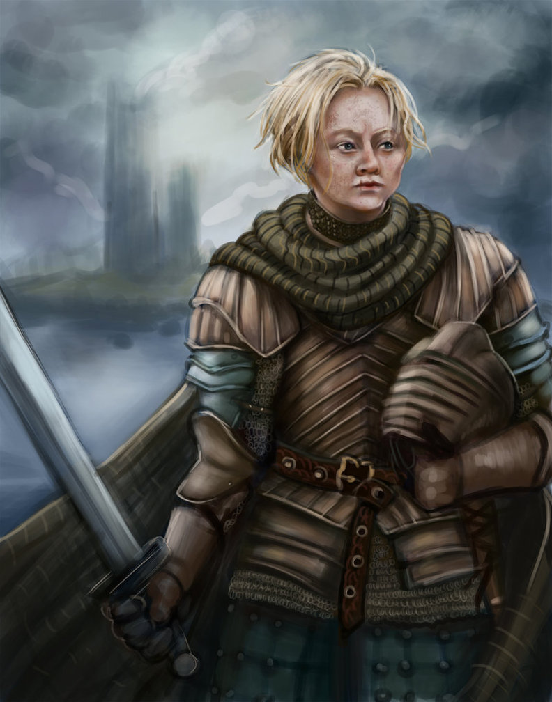 Фото Brienne Tarth / Бриенна Тарт из сериала Game Of Trones / Игра Престолов,  by Krikin