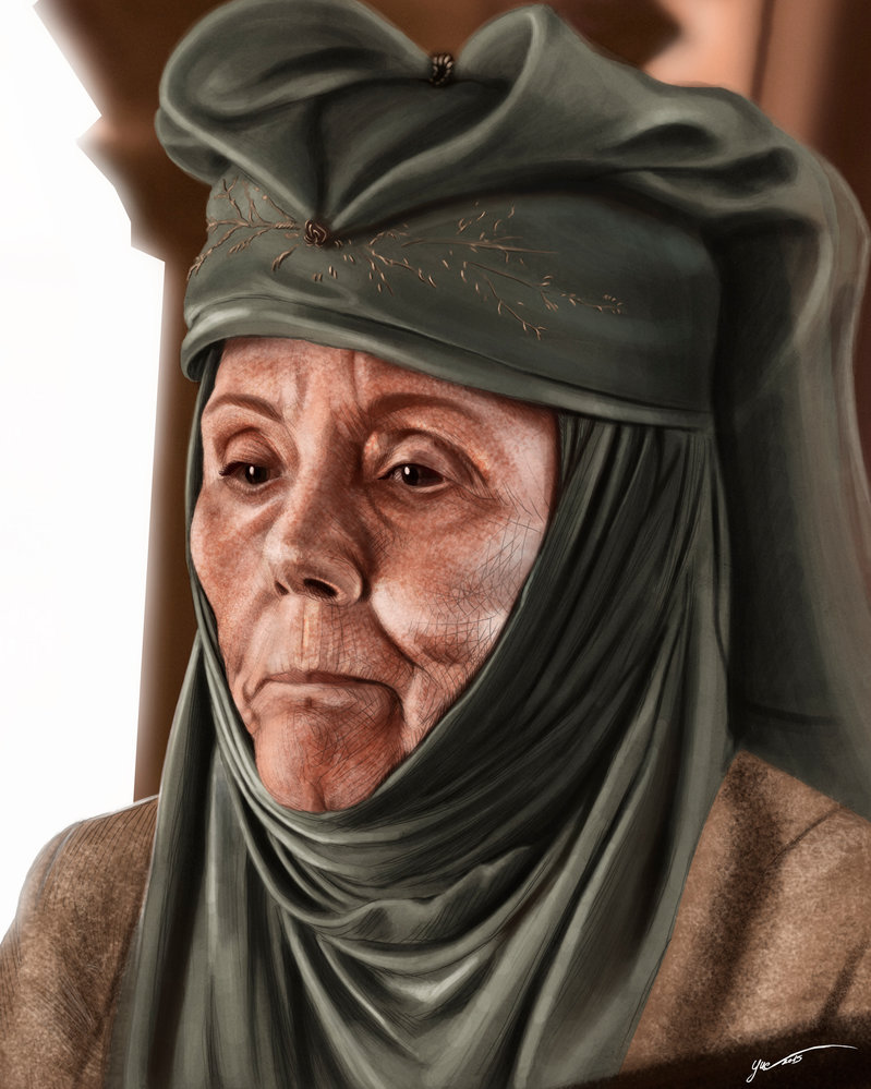 Фото Olenna Tyrell / Оленна Тирелл из сериала Game Of Trones / Игра  Престолов, by masteryue