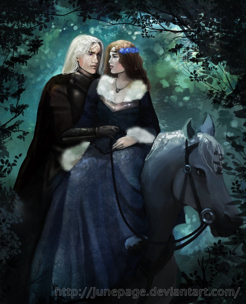 Фото Lyanna Stark / Лианна Старк и Rhaegar Targaryen / Рейегар Таргариен из  сериала Game Of Trones / Игра Престолов, by JunePage