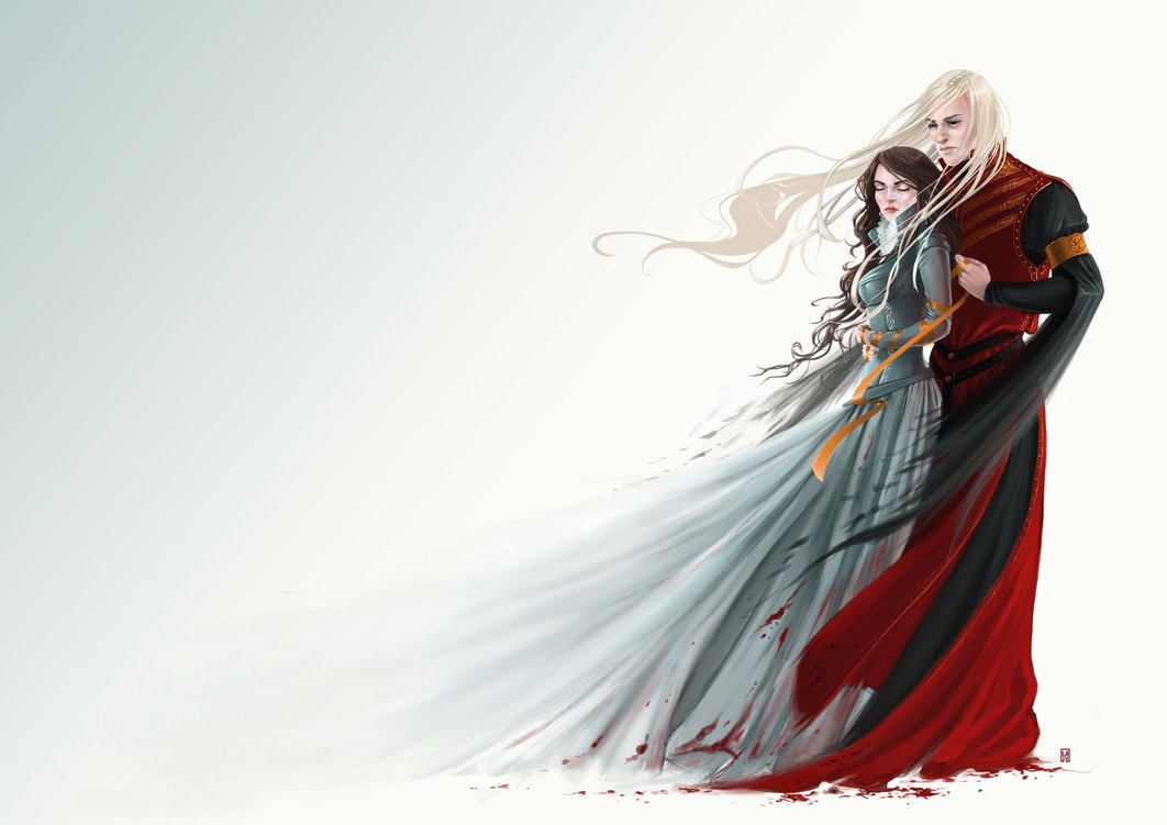 Фото Lyanna Stark / Лианна Старк и Rhaegar Targaryen / Рейегар Таргариен из сериала Game Of Trones / Игра Престолов, by Gudulett-e