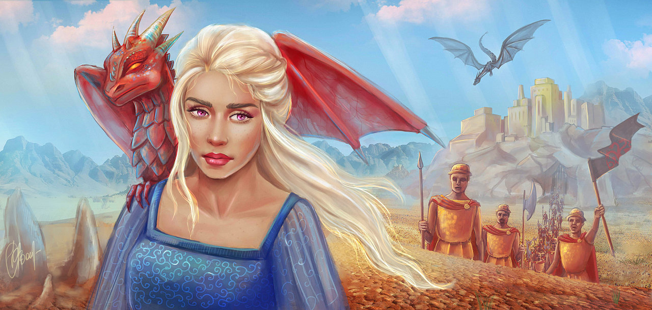 Фото Daenerys Targaryen / Дейнерис Таргариен из сериала Game Of Trones / Игра Престолов, by VeraVoyna