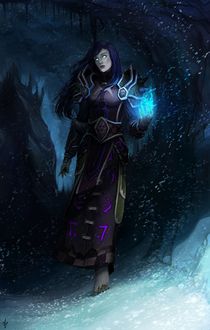 Фото Девушка рыцарь смерти / арт на игру World of Warcraft, by Arcan-Anzas