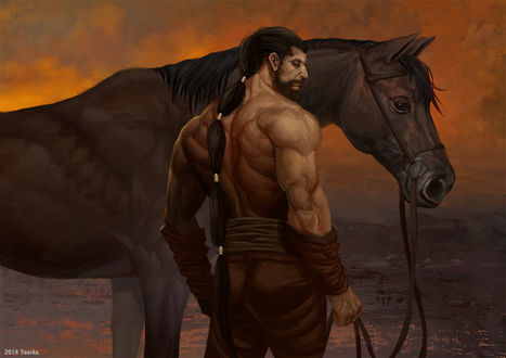 Фото Khal Drogo / Кхал Дрого из сериала Game Of Trones / Игра Престолов, by ynorka