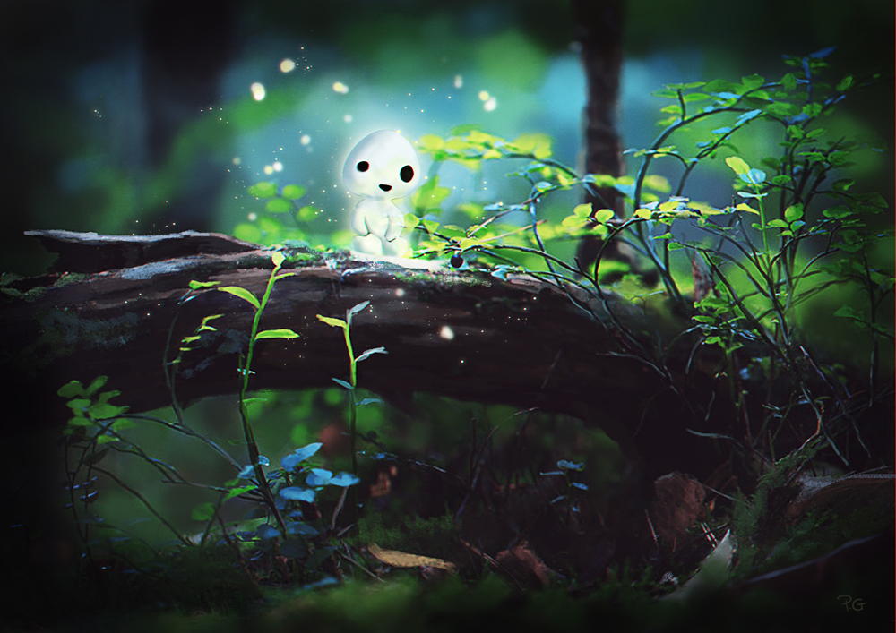 Фото Лесной дух из аниме Принцесса Мононоке / Princess Mononoke, by Filika