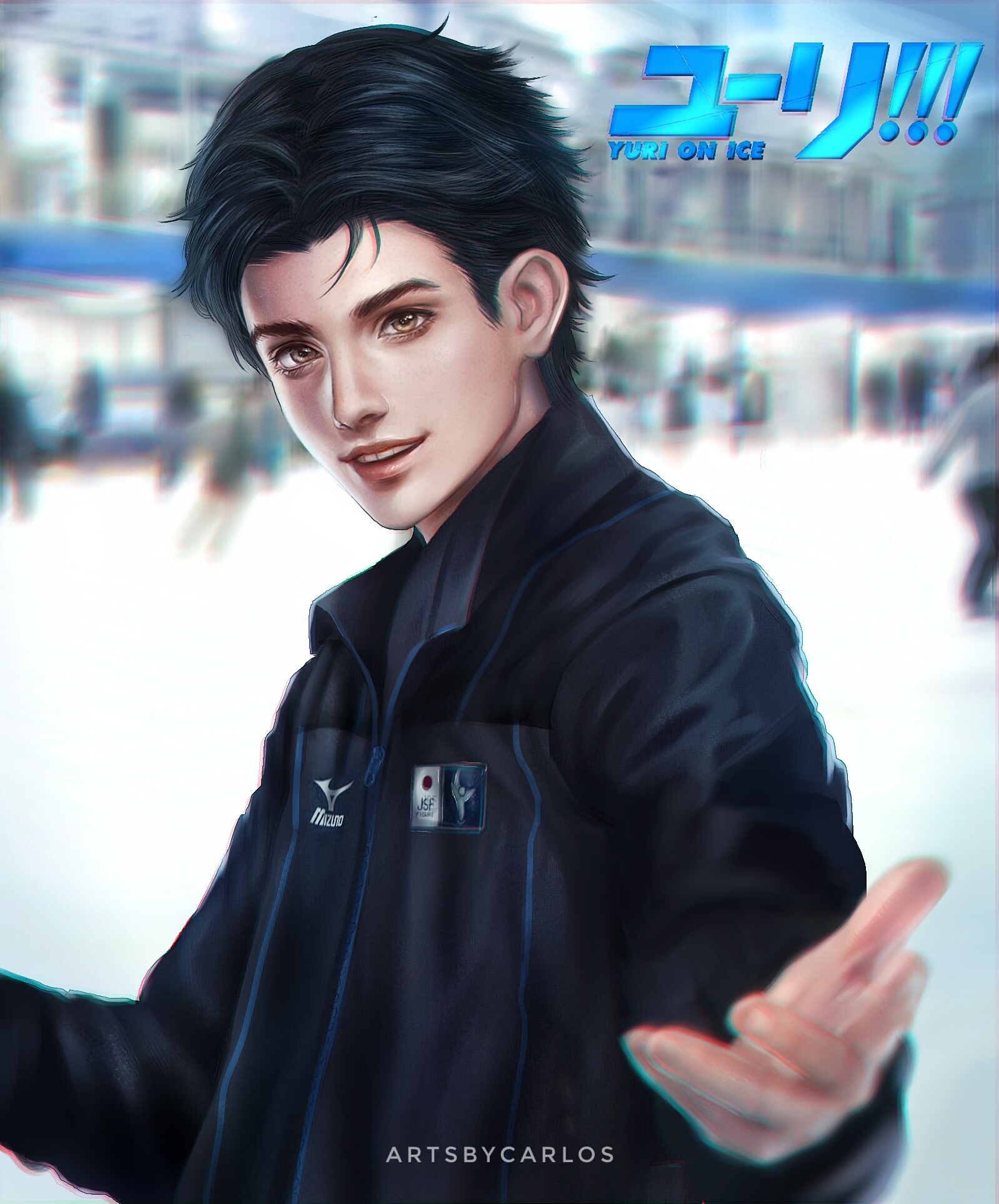 Фото Katsuki Yuuri / Кацуки Юри из аниме Yuri! On Ice / Юрий на льду, by  artsbycarlos