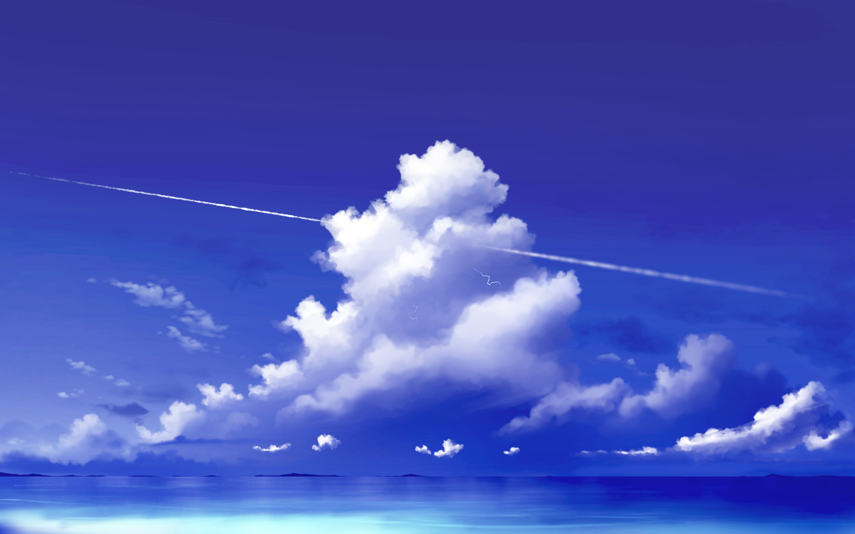 Фото Море под облачным небом