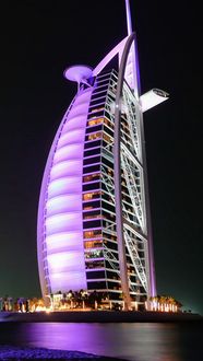 Фото Отель Бурдж-аль-Араб / Burj Al Arab Jumeirah в ОАЭ, Дубай / Dubai (© Kitten Kat), добавлено: 14.01.2018 21:20