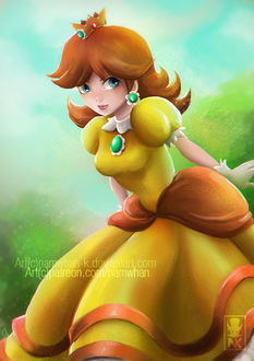 Фото Princess Daisy / Принцесса Дэйзи из игры Mario / Марио, by Namwhan-K (© Мася-тян), добавлено: 15.01.2018 14:47