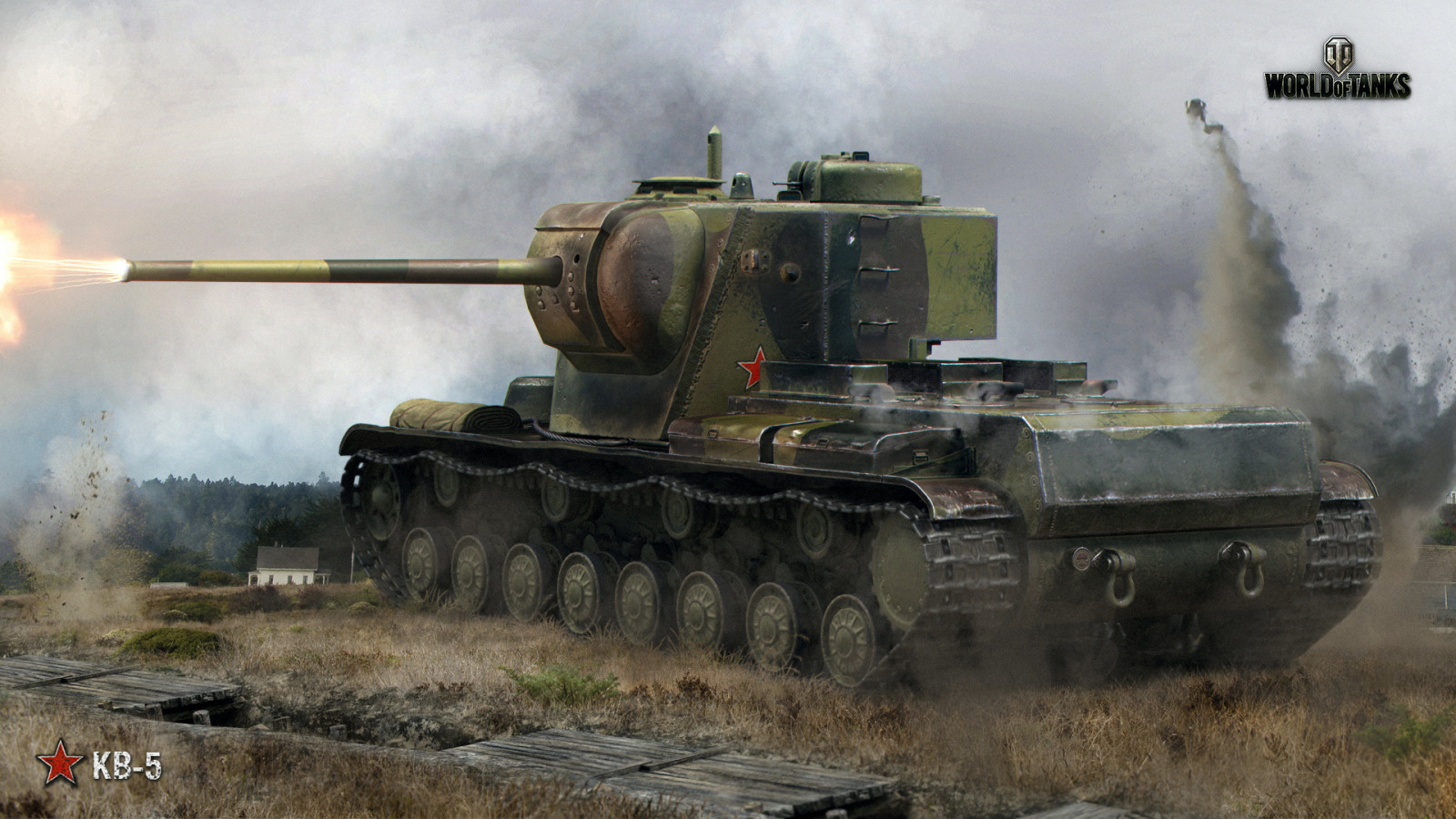 Фото Танк КВ-5 из игры World of Tanks / Мир танков