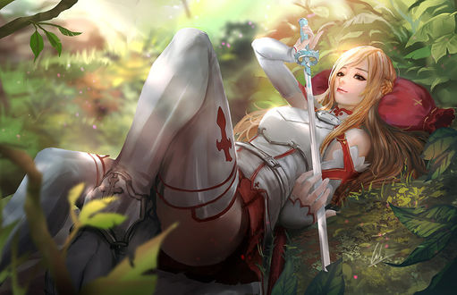 Фото Asuna Yuuki / Асуна Юки из аниме Sword Art Online / Мастера Меча Онлайн, by CGlas