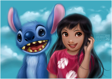 Фото Lilo Pelekai / Лило Пелекаи и Stitch / Стич из мультика Lilo & Stitch / Лило и Стич, by daekazu