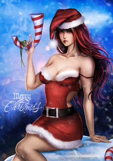Фото Miss Fortune / Мисс Фортуна - персонаж игры League of Legends / Лига Легенд (Merry Christmas), by eollynart
