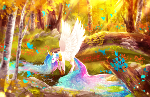 Фото Принцесса Селестия / Princess Celestia из мультсериала Дружба — это чудо / My Little Pony: Friendship Is Magic, by AquaGalaxy