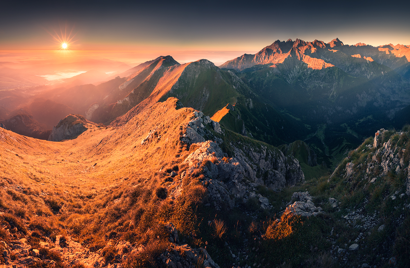 Фото Belianske Tatry / Бельянские Татры на рассвете. Фотограф Karol Nienartowicz