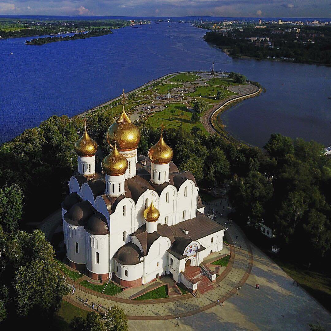 Ярославль вид сверху фото