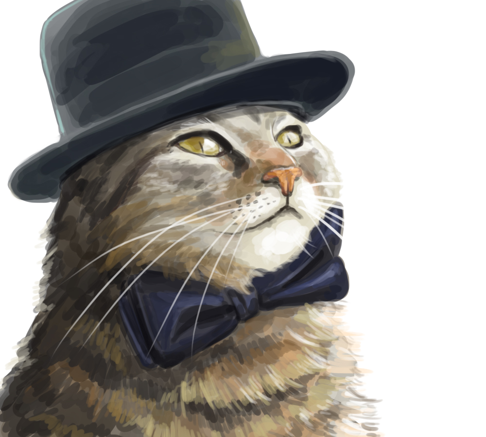 Кот джентльмен. Кот в шляпе. Котик в шляпе. Кот в кепке. Портрет кота в шляпе.