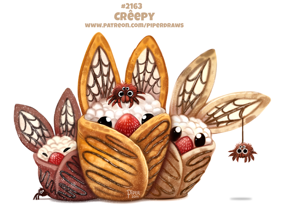 Фото Три съедобных летучих мышек с пауками (Creepy), by Cryptid-Creations