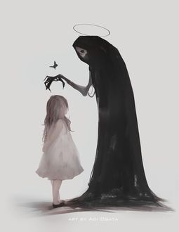 Фото Смерть хочет погладить по голове девочку, by Aoi Ogata