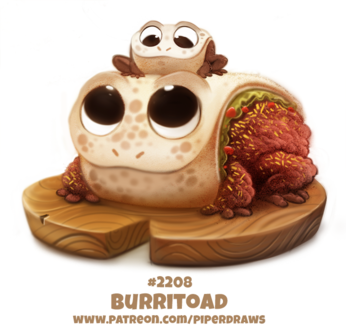Фото Две лягушки-бурито на досточке (Burritoad), by Cryptid-Creations
