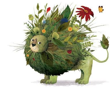 Фото Лев с цветущей гривой, by Frann Preston-Gannon