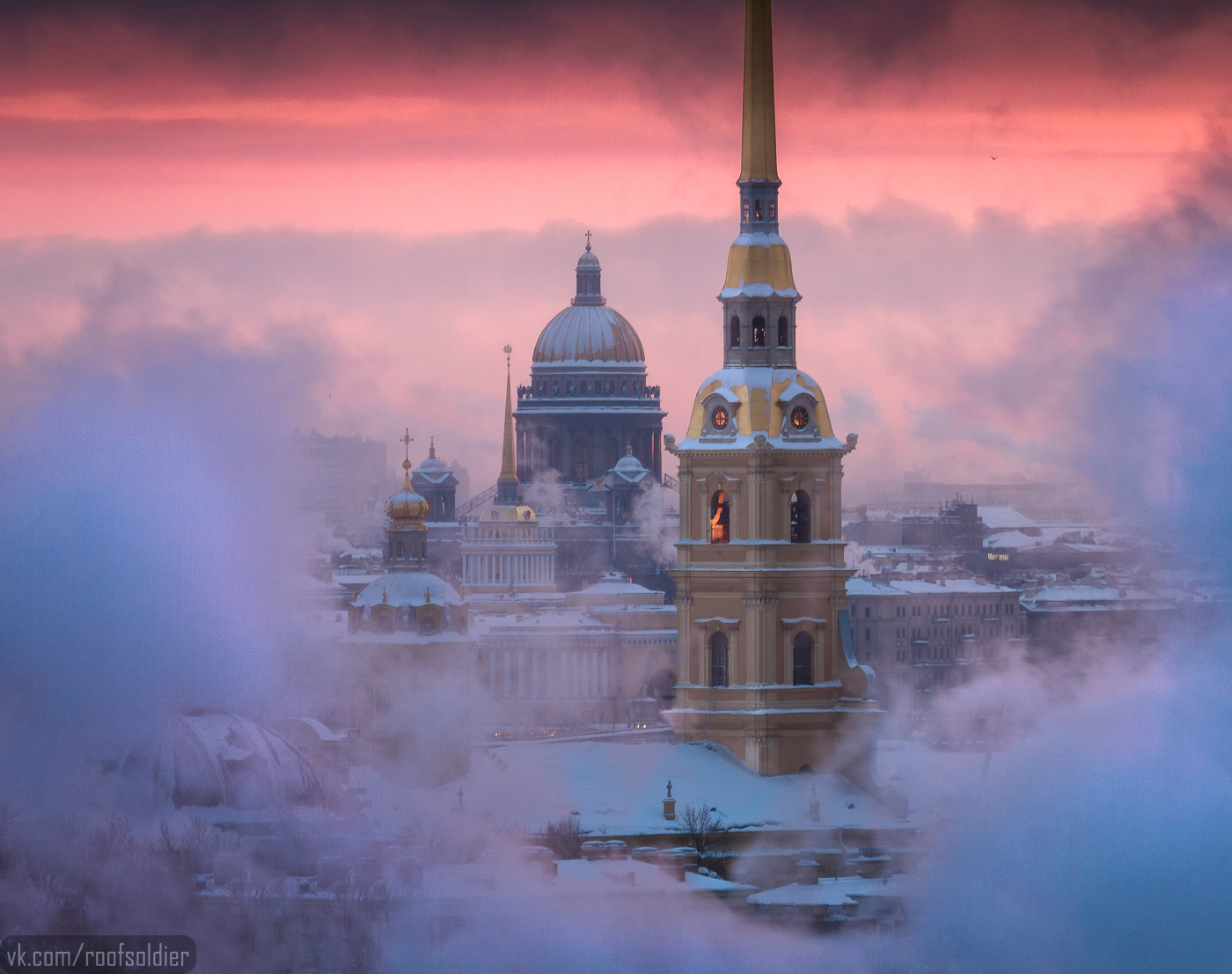 Фото Исаакиевский собор в морозный день. Фотограф Голубев Алексей