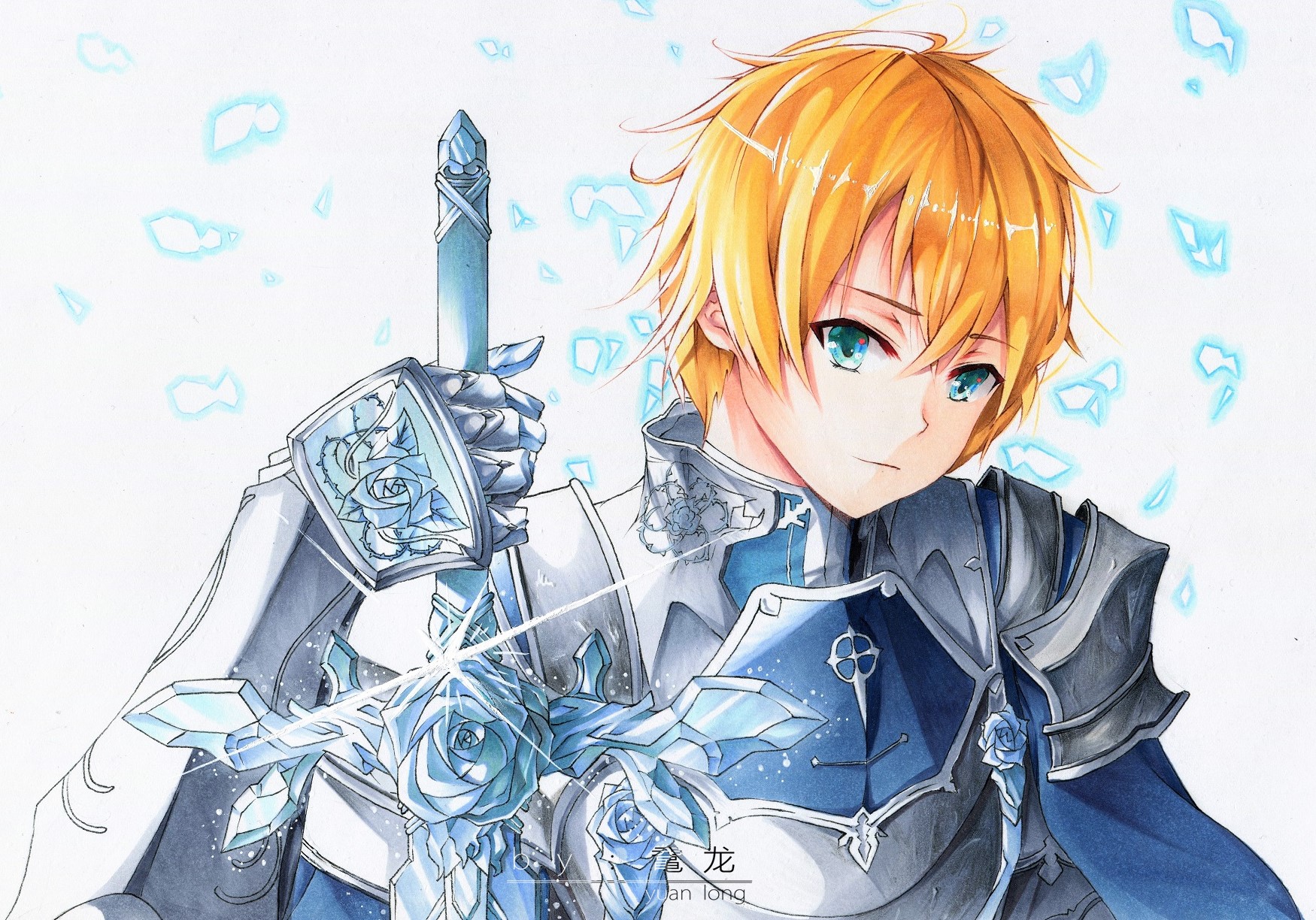 Фото Eugeo Synthesis Thirty Two / Юджио Синтезис Сети Ту аниме Sword Art  Online Alicization / Мастера Меча Онлайн Алисизация, by yuan long