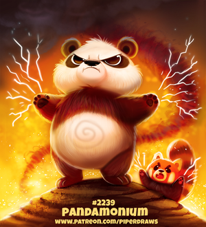 Фото Панда и красная панда (Pandamonium), by Cryptid-Creations