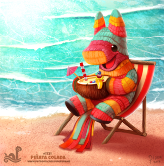 Фото Пиньята возле моря (Pinata Colada), by Cryptid-Creations