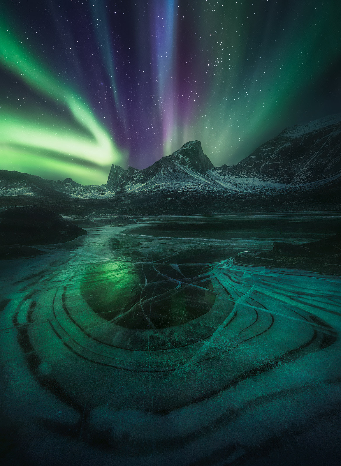 Фото Северное сияние в Yukon, Canada / Юкон, Канада, by Marc Adamus