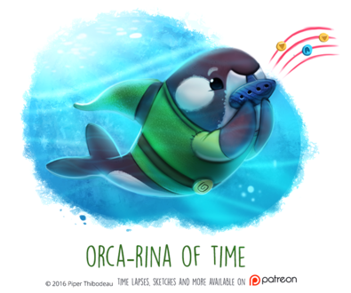 Фото Дельфин Робен Гуд (Orca-rina of Time), by Cryptid-Creations