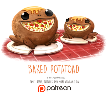 Фото Съедобные лягушки (Baked Potatoad), by Cryptid-Creations