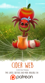Фото Яблочный паук на паутине (Cider Web), by Cryptid-Creations