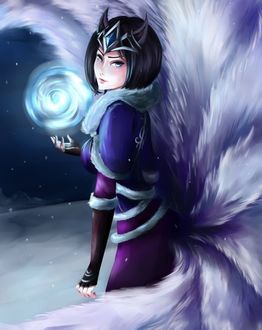 Фото Midnight Ahri / Миднайт Ари из игры League of Legends / Лига Легенд