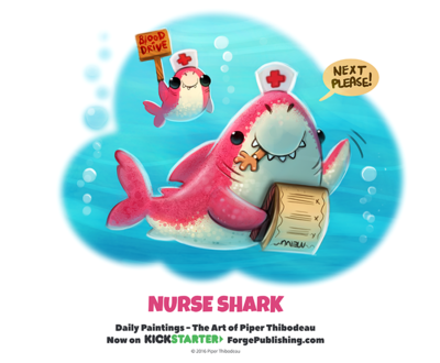 Фото Две розовые крокодилы медсестры (Nurse Shark), by Cryptid-Creations