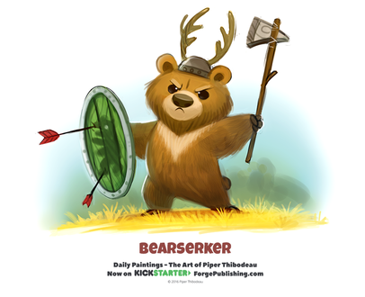 Фото Мишка викинг (Bearserker), by Cryptid-Creations