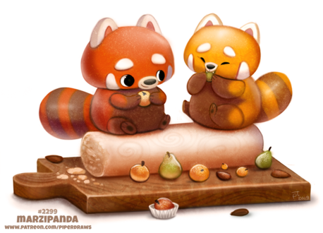 Фото Съедобные красные пандочки (Marzipanda), by Cryptid-Creations