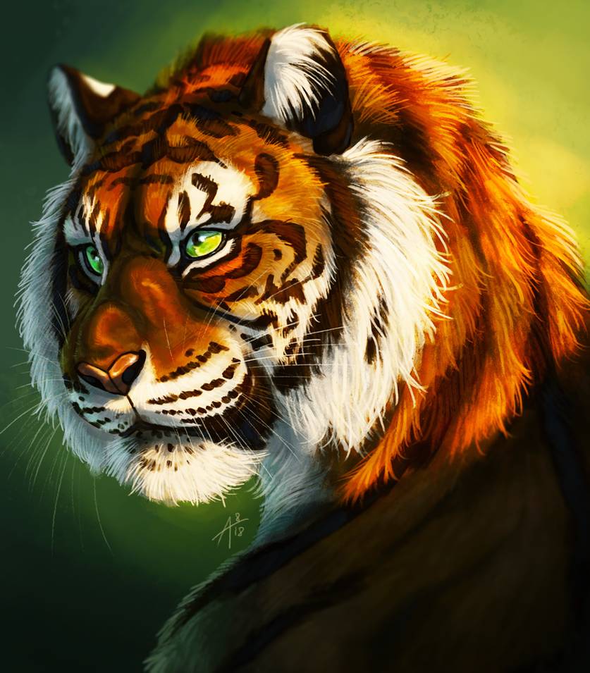 Фото Рисованный тигр, by ARVEN92