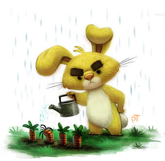 Фото Rabbit / Кролик из мультсериала Winnie-the-Pooh / Винни-Пух, by Cryptid-Creations