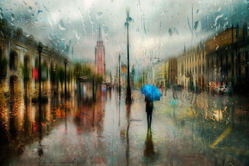 Фото дождливый санкт петербург