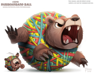 Фото Медведи-шары из резинок (Rubbearband Ball), by Cryptid-Creations