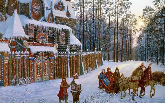 Фото Празднование Нового года на Руси, by Всеволод Иванов